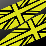 Lotus Exige / Elise "teardrop" Union Jack Spoiler Decals - 316mm version