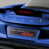 "LOTUS" spaced & curved lettering (Evora 400)