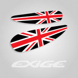 Lotus Exige S1 Union Jack Spoiler End Plate decals