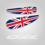 Lotus Exige S1 Union Jack Spoiler End Plate decals