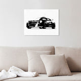 Exige S1 silhouette canvas art (alternate)