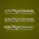 EXIGE SUPERCHARGED custom decal