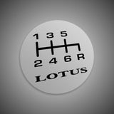 Gear knob change pattern metal sticker (A111U0004F) - K-Series & Honda Elise S1