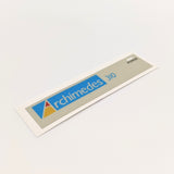 Acorn Archimedes A300 series case badge