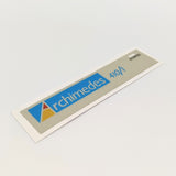 Acorn Archimedes A400 series case badge