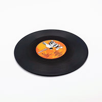 Mini vinyl record coasters - 90s rave