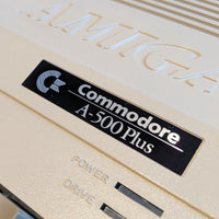 Amiga A500 Plus case badge