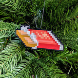 Retro gamer tree decorations