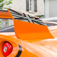 Lotus Exige (later S2) "GT4" wing Union Jack Spoiler Decals
