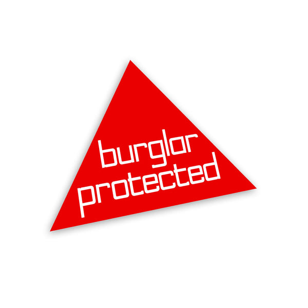 "Burglar Protected" - as seen on James Bond's Lotus Esprit
