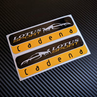 LOTUS SPORT Cadena decals (pair) - Lotus Exige GT3